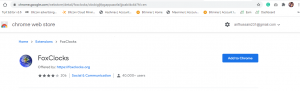 top 10 google chore extension (FoxClocks)